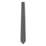 Cravate fine chinée noire