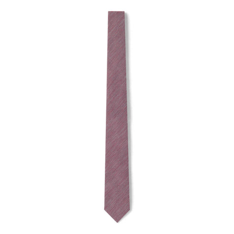 Cravate fine chinée violette