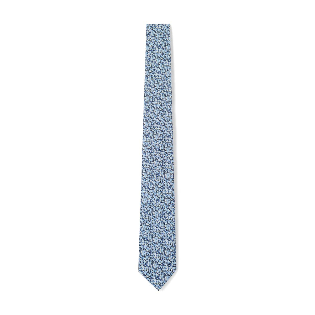Cravate à motif Liberty bleu