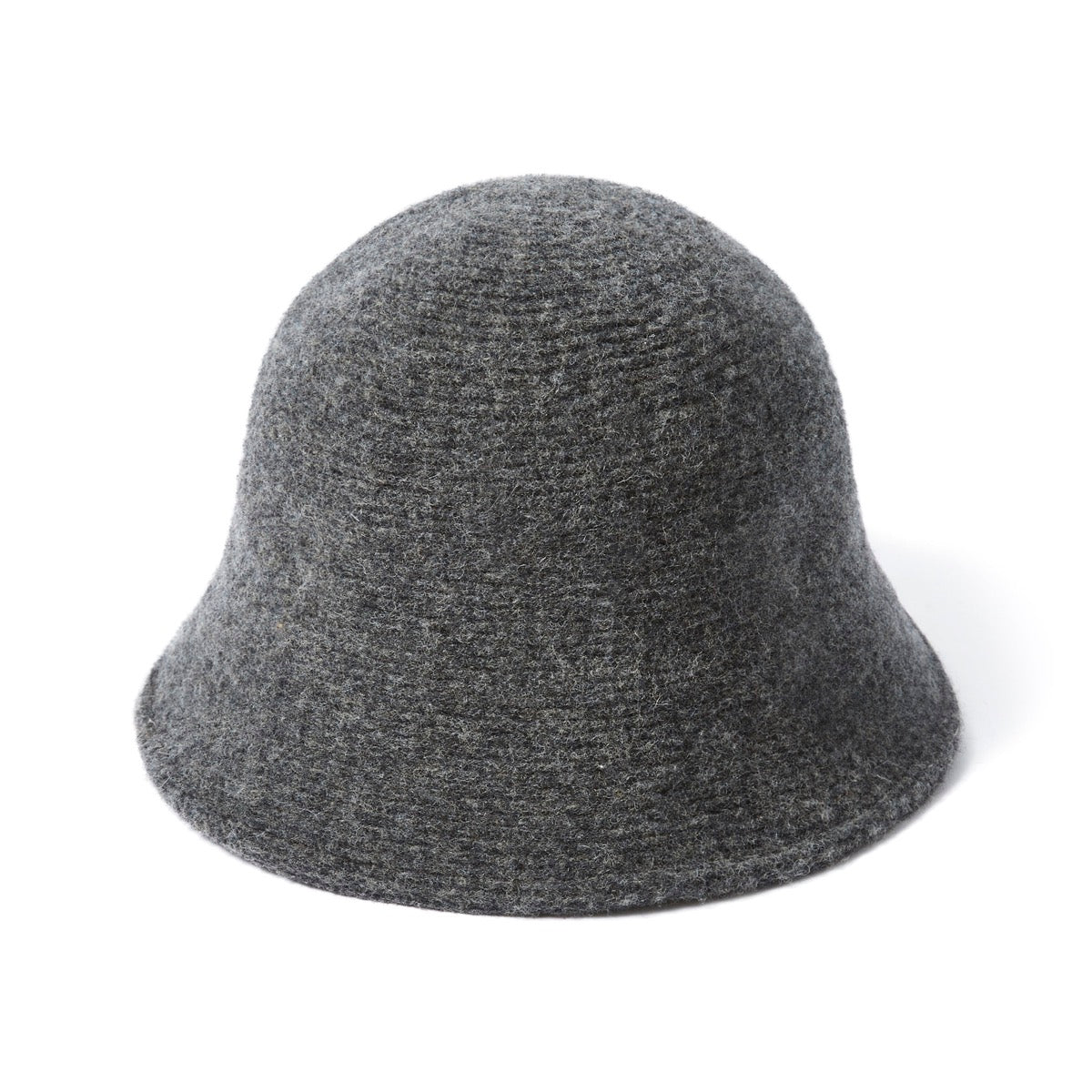 Chapeau cloche gris