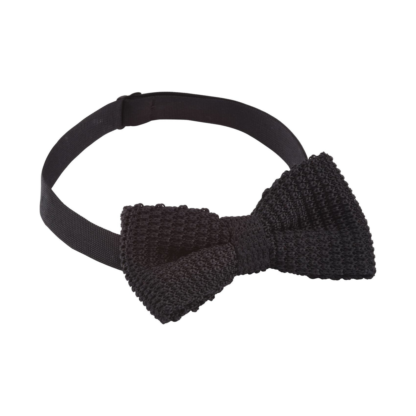 Men's knitted bow tie Black