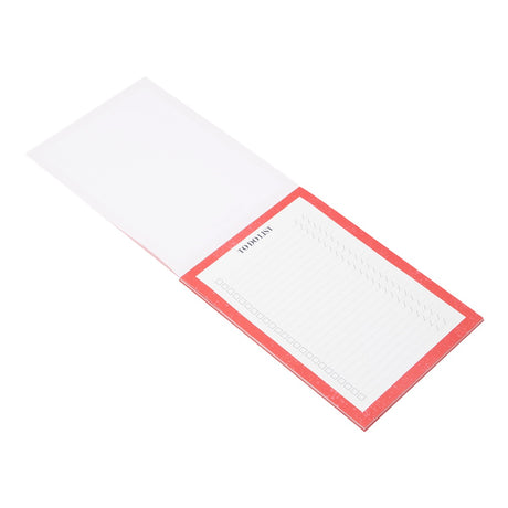 To-do List notepad - A5 format - red