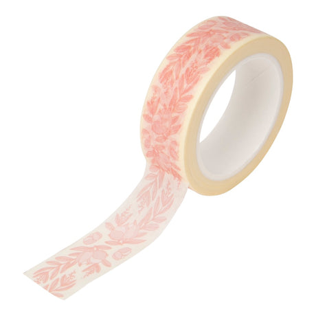 Masking tape 10 m - Flowers - pink