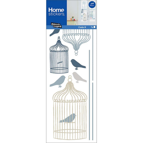 Sticker fenêtre Cages à oiseaux