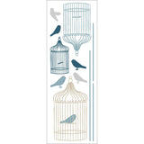 Sticker fenêtre Cages à oiseaux