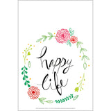 Sticker Fenêtre Happy Life