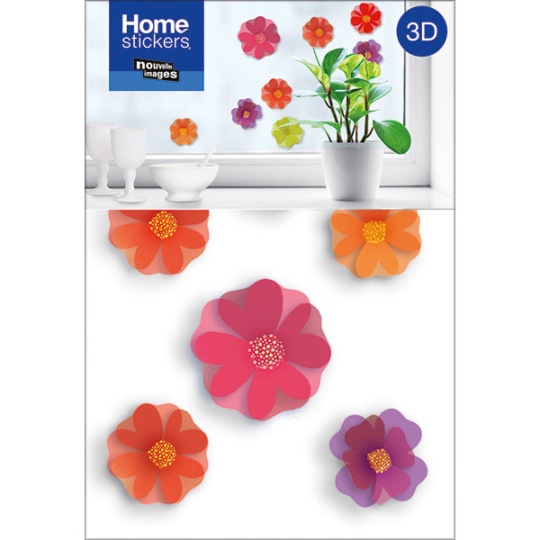 Stickers muraux Fleurs 3D