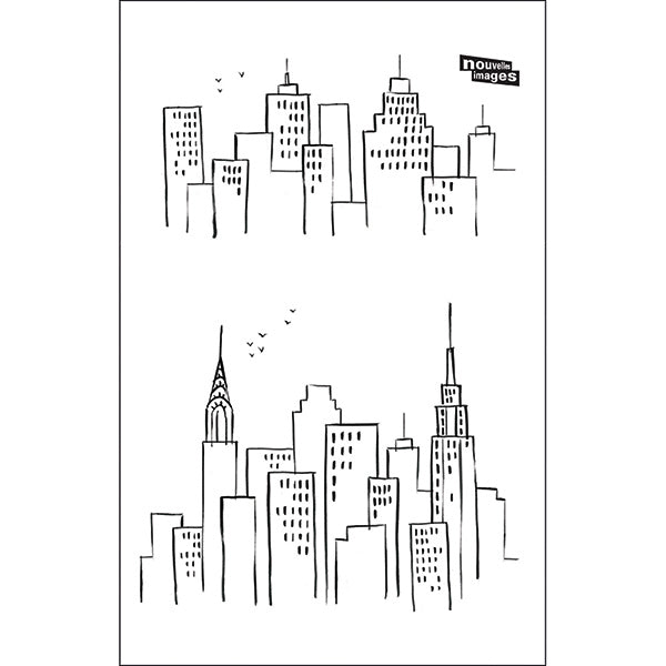 Sticker Transfert New York skyline