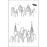 Sticker Transfert New York skyline
