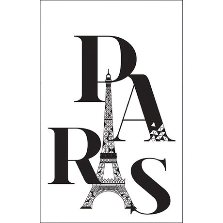 Paris Eiffel Tower Transfer Sticker