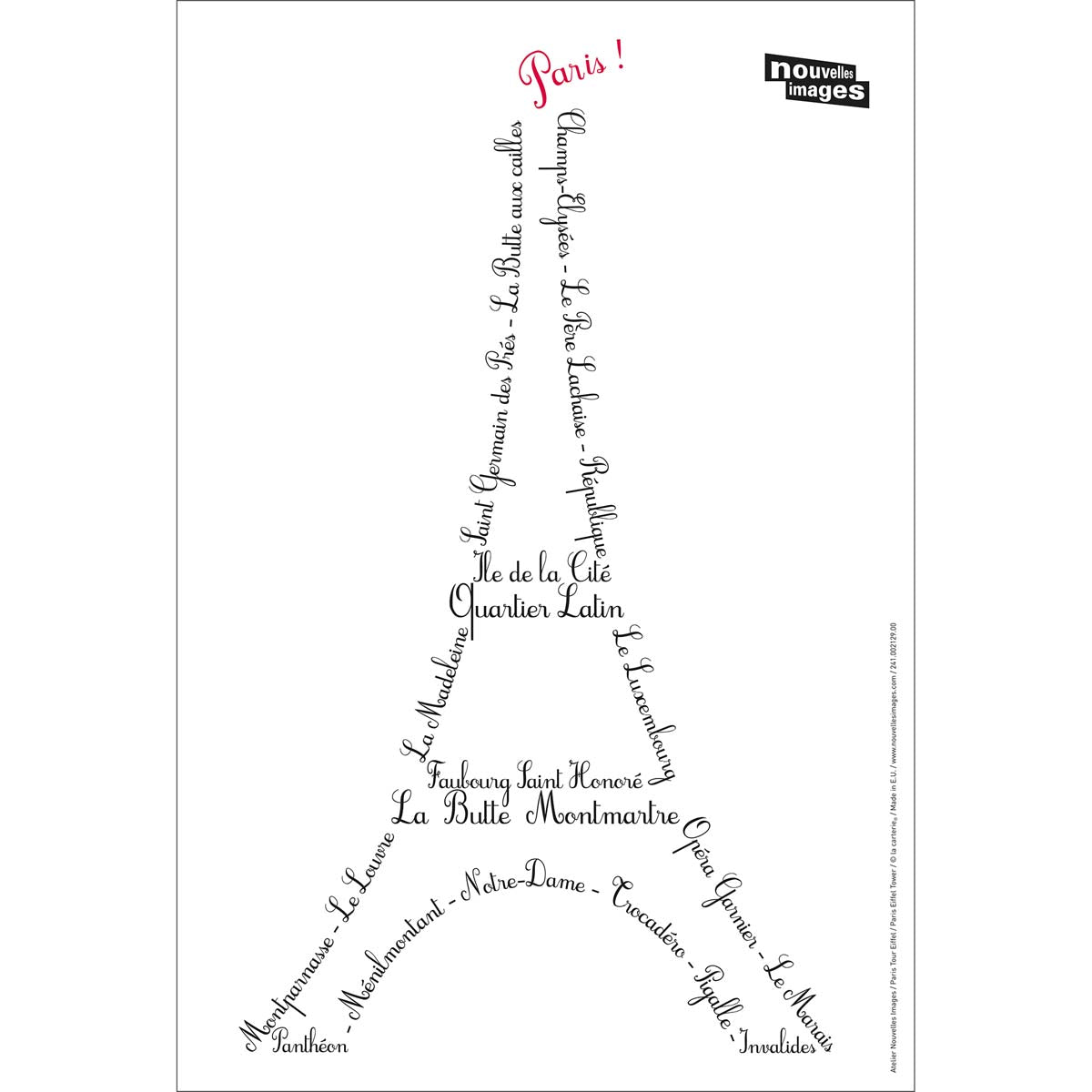 Pegatina Transferencia de la Torre Eiffel
