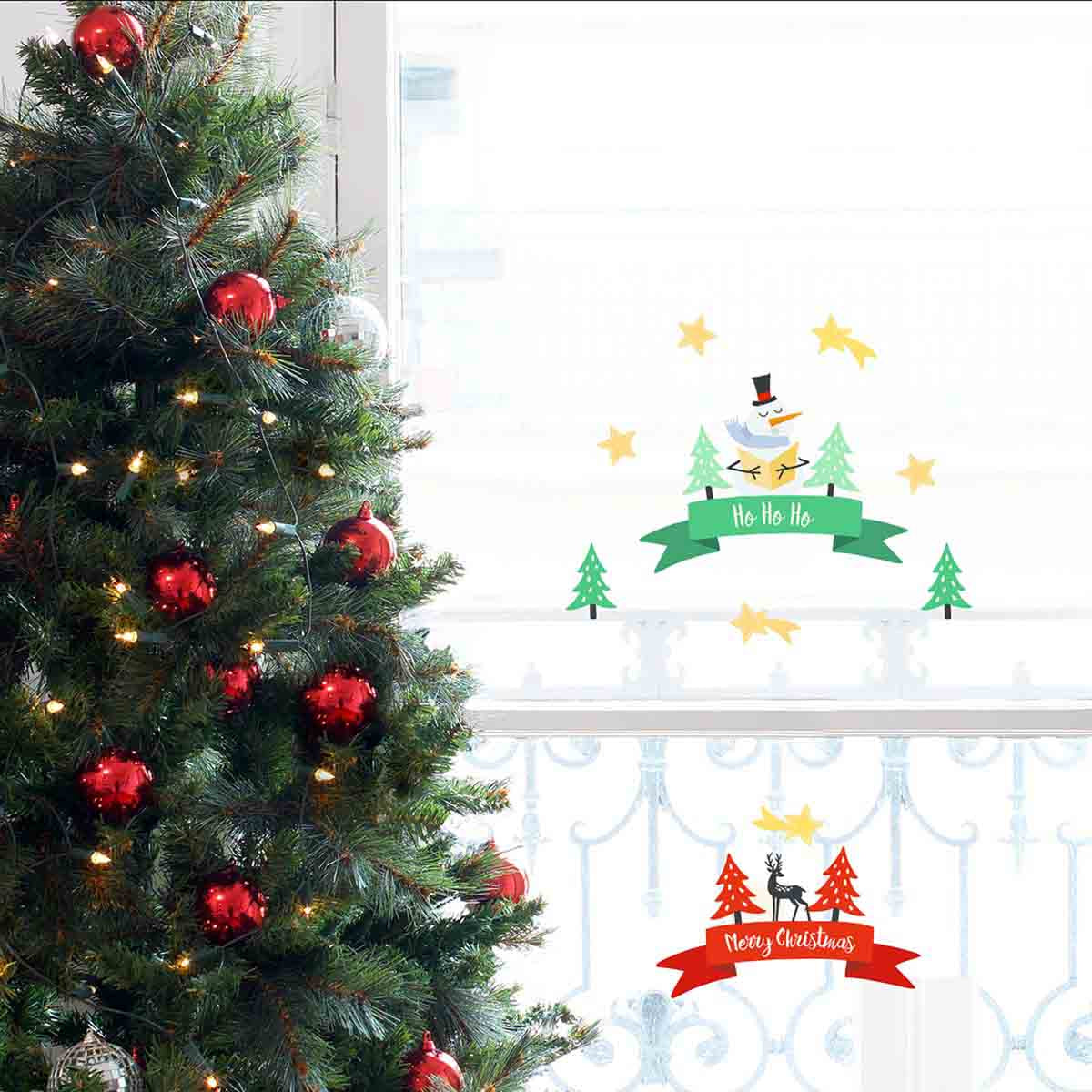 Christmas home sticker 'Merry Christmas' for window