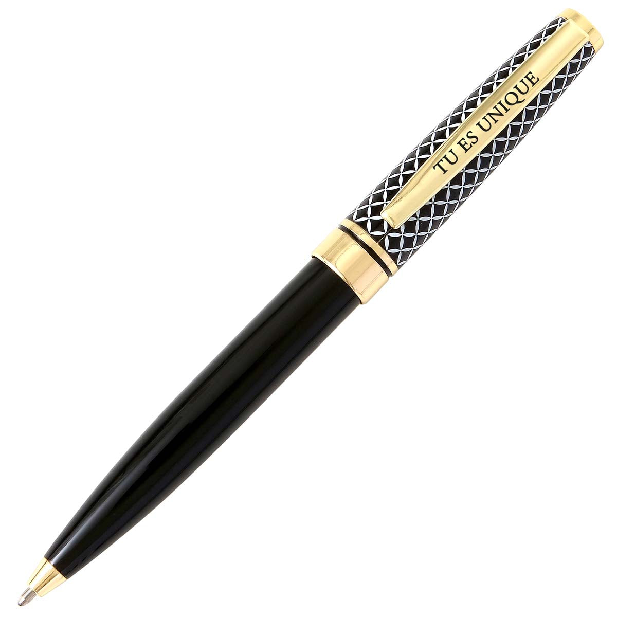 retractable black ballpoint pen You are unique