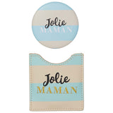 Jolie Maman Pouch &amp; Mirror Set