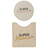 Lot Pochette & Miroir Super Mamie