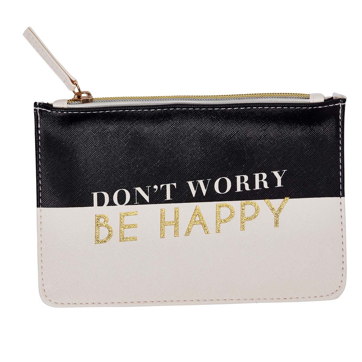 Don't worry be happy Pouch &amp; Mirror Set