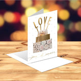 Love card Cake LOVE