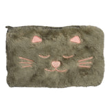 Cat plush pouch
