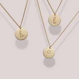 Pastel Chic initial name necklace