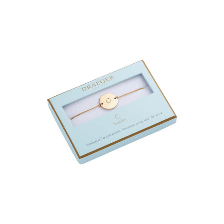Pastel Chic first name initial bracelet