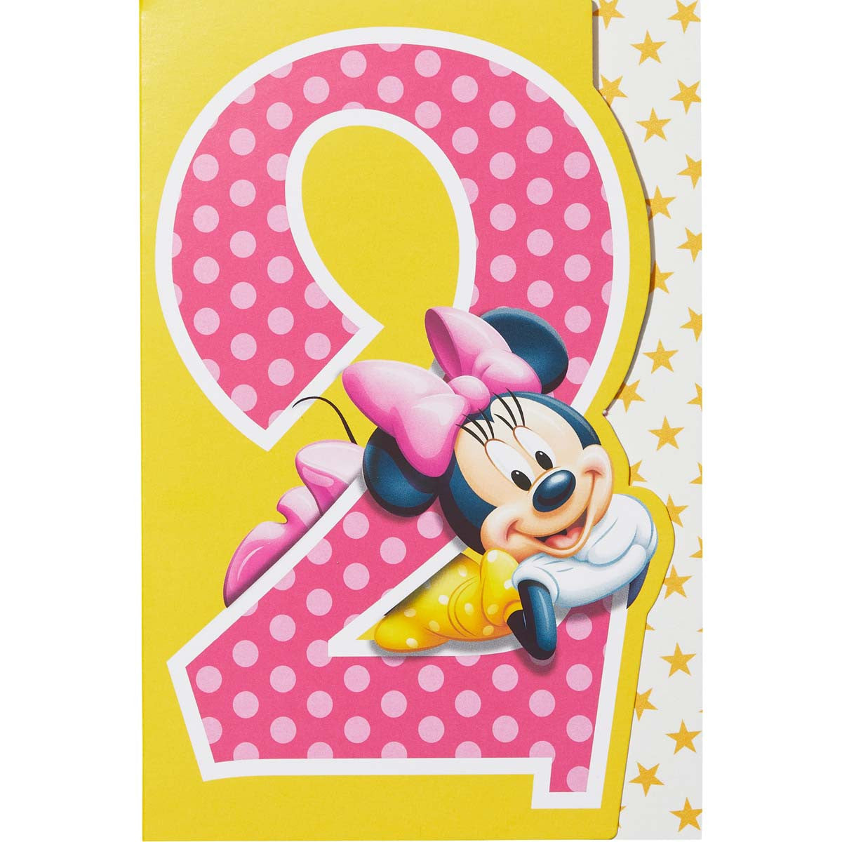 Carte anniversaire 2 ans Minnie