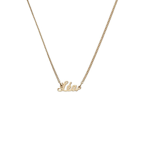 Black &amp; Gold Name Necklace