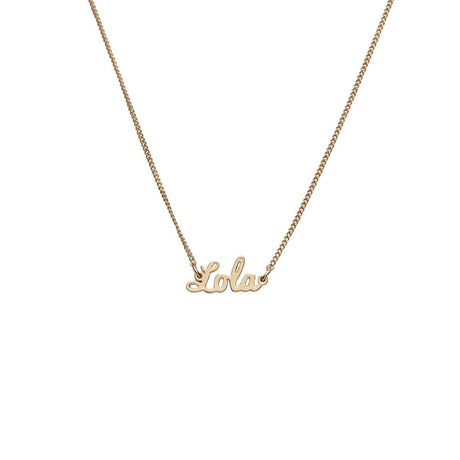 Black &amp; Gold Name Necklace