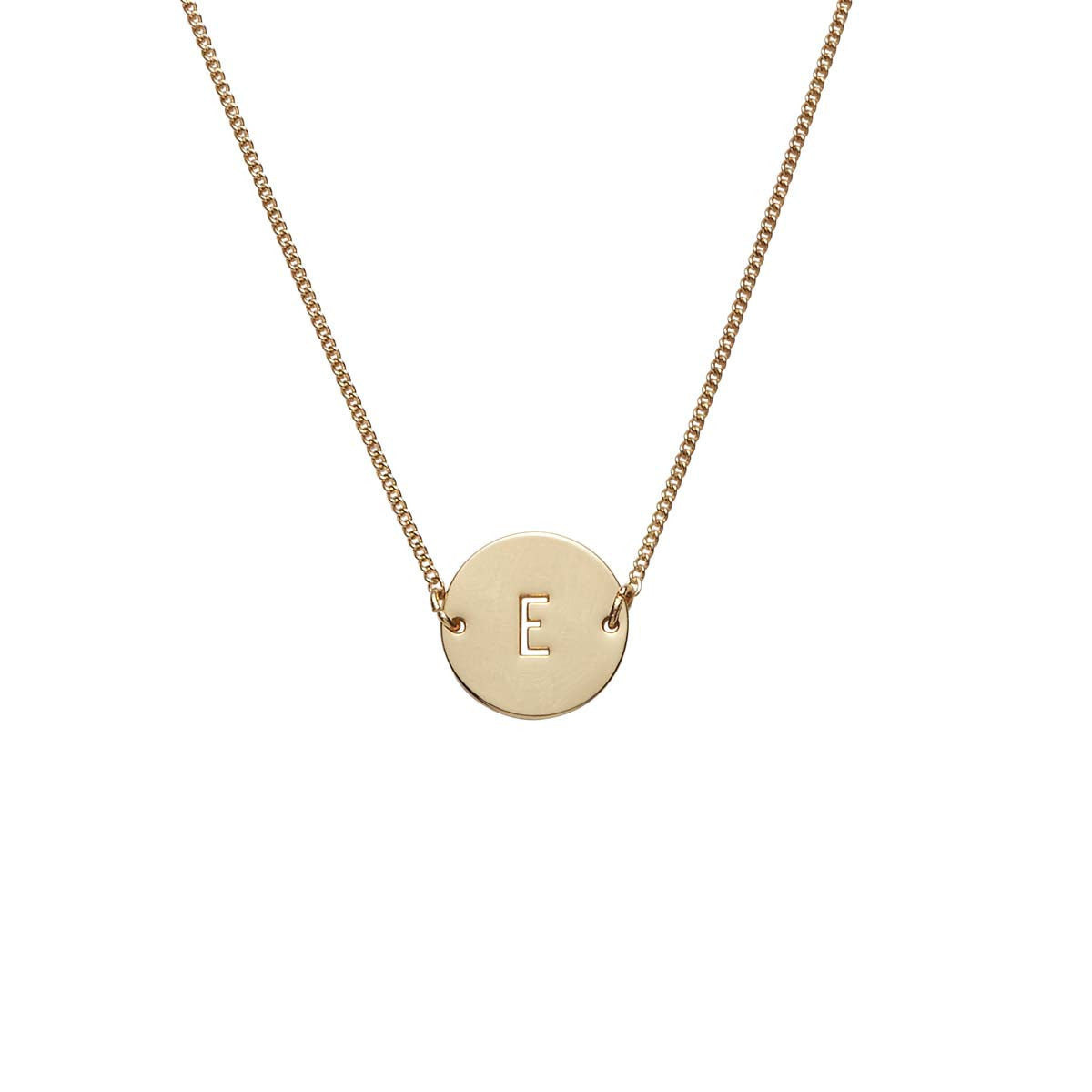 Black &amp; Gold Initial Necklace