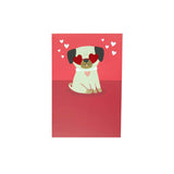 Valentine's Day Card - Puppy Hearts