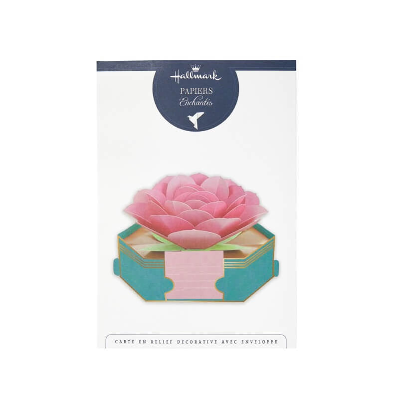 3D Pop up card - Lotus flower