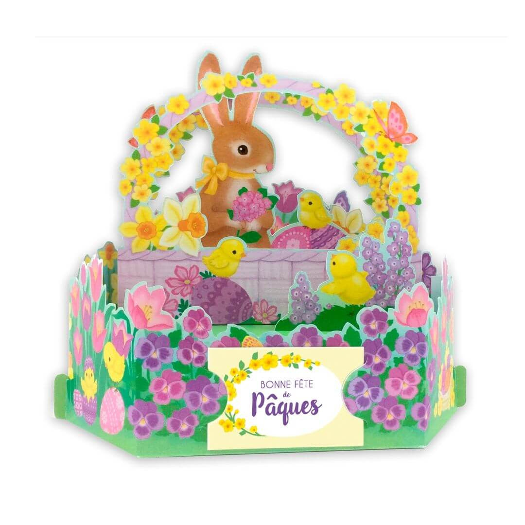 Pop up Easter card - 3D bunny