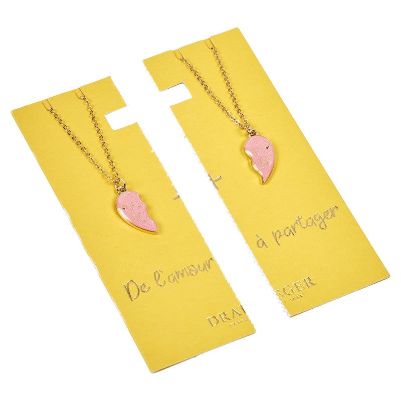 Best friends necklaces to share Love