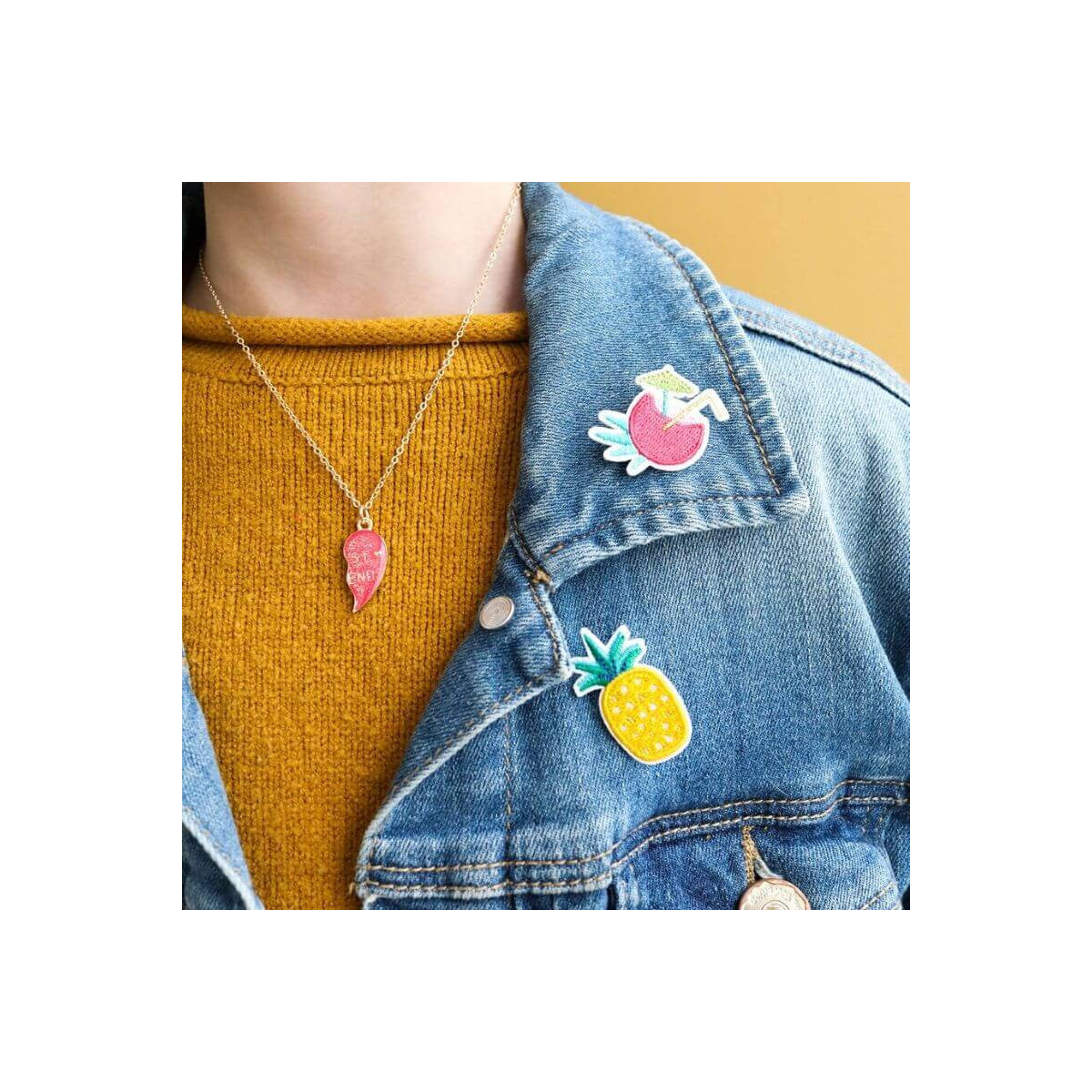 Best friends necklaces to share You + Me