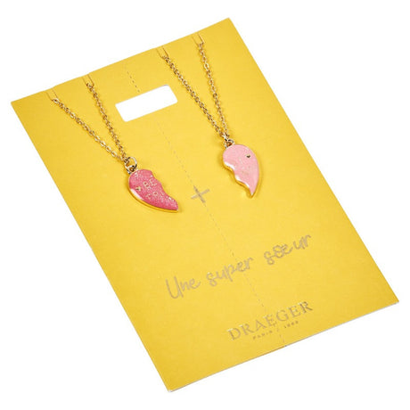 Best friends necklaces to share Sister