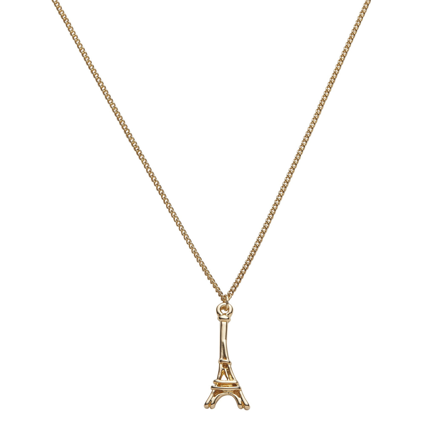 Pastel Chic Eiffel Tower Necklace