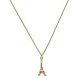 Pastel Chic Eiffel Tower Necklace