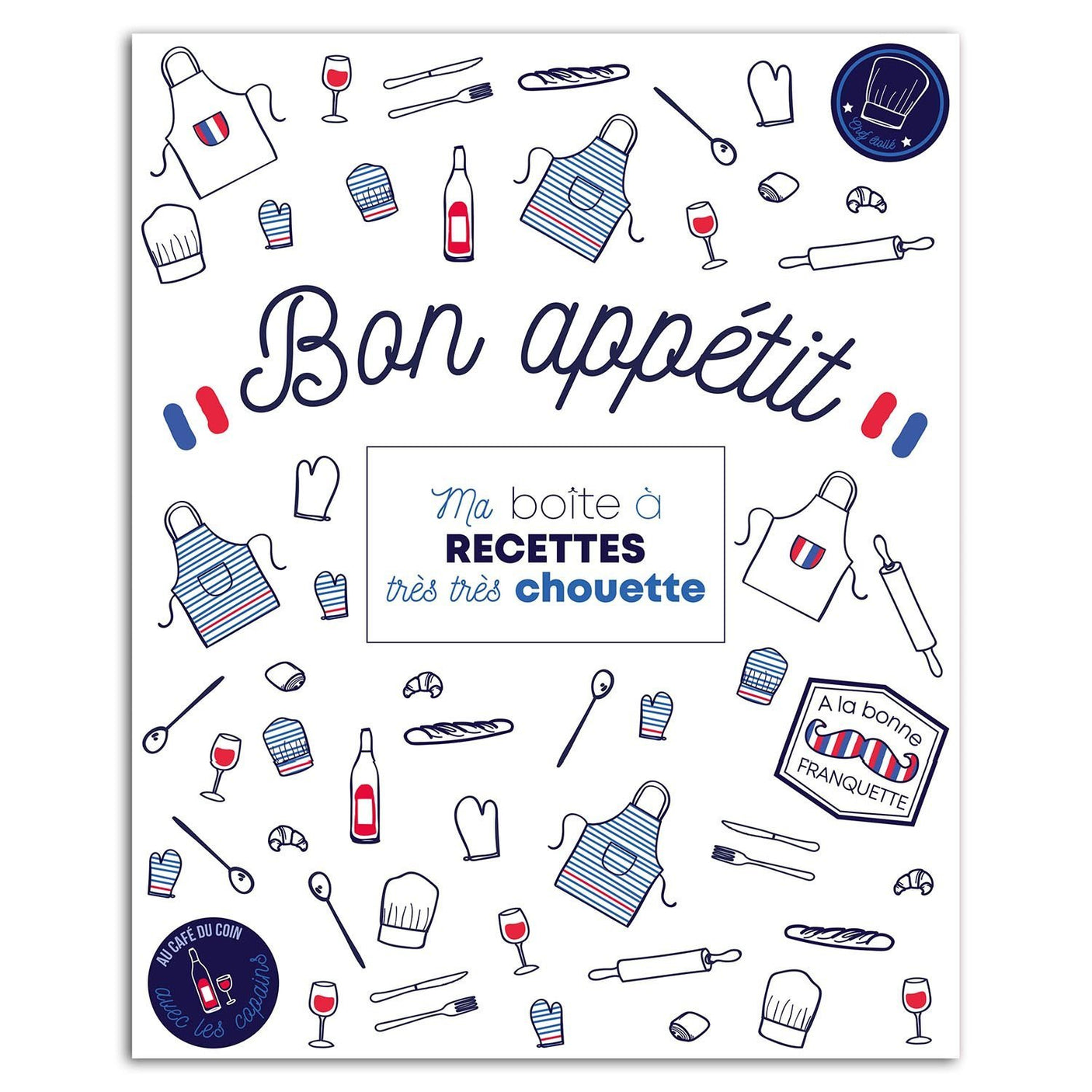 Kit papeterie classeur recettes Frenchy