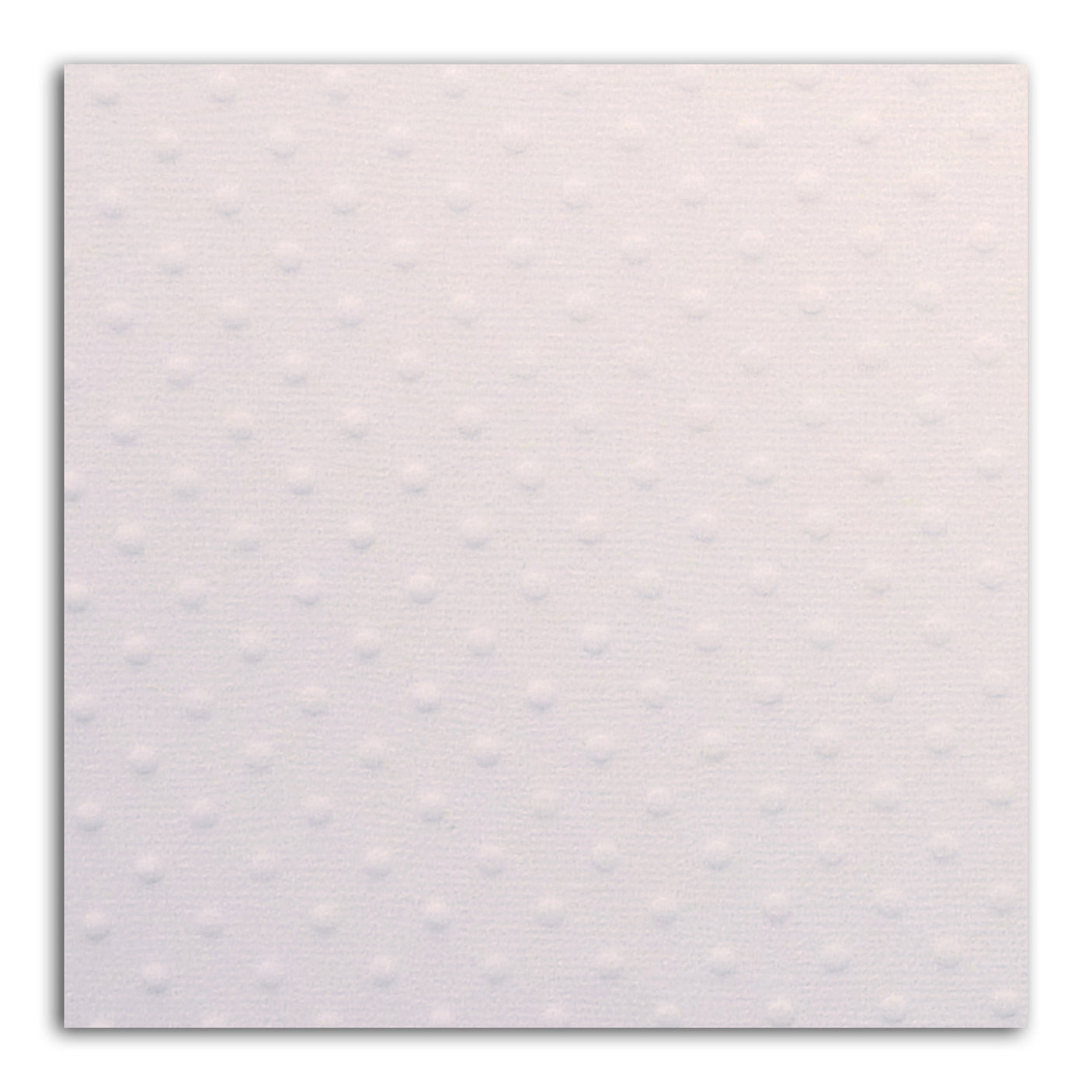 Papier scrap Mahé Pois Blanc Embossé 30,5x30,5 cm