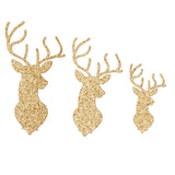 Die-cut golden reindeer x8 - New Year's Eve Special