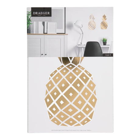 Gold Pineapple Wall Sticker