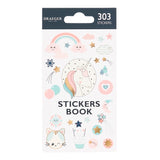 Stickers autocollants - Licornes - 303 pièces