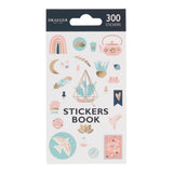 Stickers autocollants - Feel Good - 300 pièces