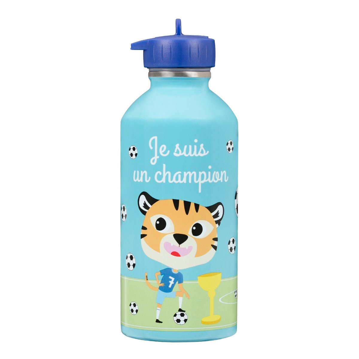 Botella de agua infantil de acero inoxidable - Mi pequeña botella de a –  Draeger Paris
