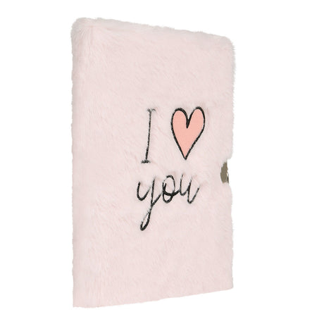 Journal intime peluche I love you
