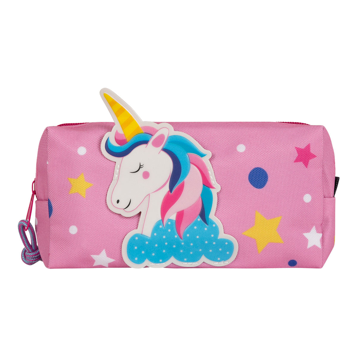Large pink unicorn pencil case – Draeger Paris