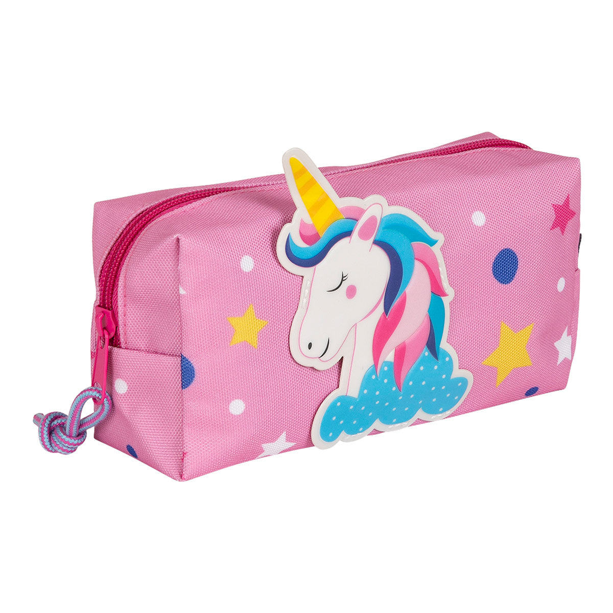 Large pink unicorn pencil case – Draeger Paris