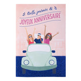 Carte musicale anniversaire Relax, take it easy