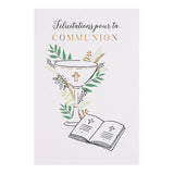 Carte communion Félicitations