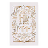 Carte mariage Mr et Mme