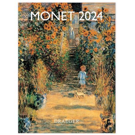 Calendrier Theme Peinture Monet Annee 2024